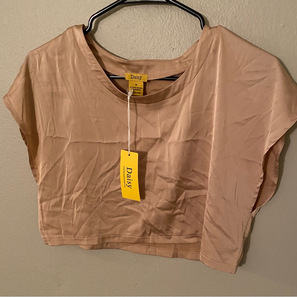 New Daisy Silk Medium Crop Top